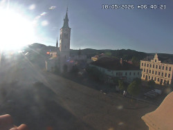 Náměstí, koste sv. Markéty