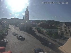 Náměstí, koste sv. Markéty