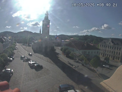 Náměstí, koste sv. Markéty