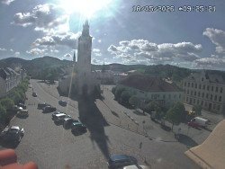Náměstí, koste sv. Markéty