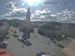 Náměstí, koste sv. Markéty