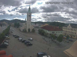 Náměstí, koste sv. Markéty