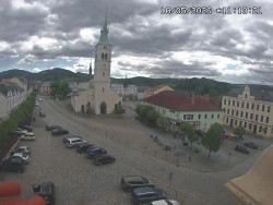 Náměstí, koste sv. Markéty