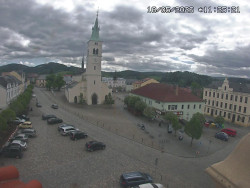 Náměstí, koste sv. Markéty
