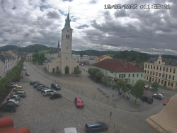 Náměstí, koste sv. Markéty