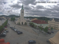 Náměstí, koste sv. Markéty