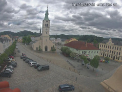Náměstí, koste sv. Markéty