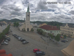 Náměstí, koste sv. Markéty