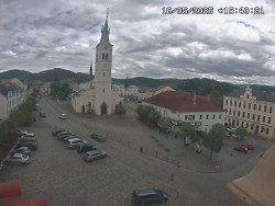 Náměstí, koste sv. Markéty