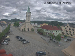 Náměstí, koste sv. Markéty