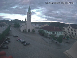 Náměstí, koste sv. Markéty