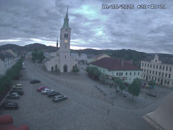 Náměstí, koste sv. Markéty