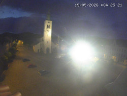 Náměstí, koste sv. Markéty