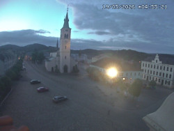 Náměstí, koste sv. Markéty