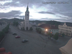 Náměstí, koste sv. Markéty