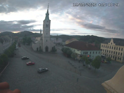 Náměstí, koste sv. Markéty