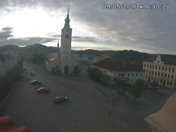 Náměstí, koste sv. Markéty