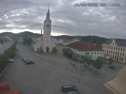 Náměstí, koste sv. Markéty