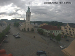 Náměstí, koste sv. Markéty