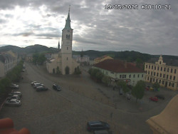 Náměstí, koste sv. Markéty