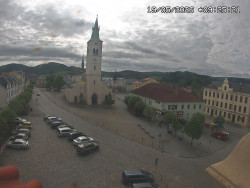 Náměstí, koste sv. Markéty