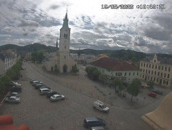 Náměstí, koste sv. Markéty