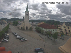 Náměstí, koste sv. Markéty
