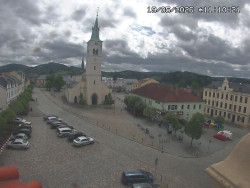 Náměstí, koste sv. Markéty