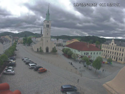 Náměstí, koste sv. Markéty