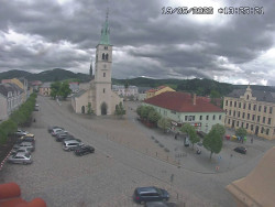 Náměstí, koste sv. Markéty