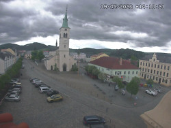 Náměstí, koste sv. Markéty