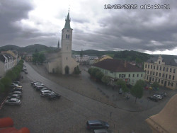 Náměstí, koste sv. Markéty