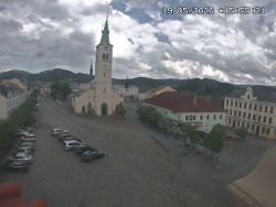 Náměstí, koste sv. Markéty