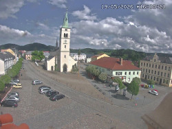 Náměstí, koste sv. Markéty