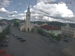 Náměstí, koste sv. Markéty
