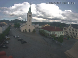 Náměstí, koste sv. Markéty