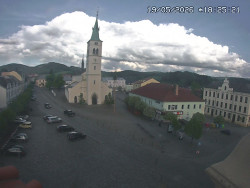 Náměstí, koste sv. Markéty