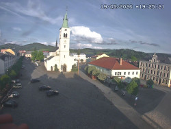 Náměstí, koste sv. Markéty