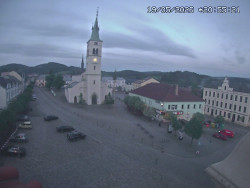 Náměstí, koste sv. Markéty