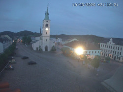 Náměstí, koste sv. Markéty