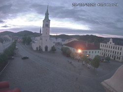 Náměstí, koste sv. Markéty
