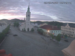 Náměstí, koste sv. Markéty