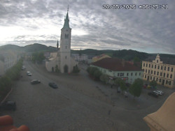 Náměstí, koste sv. Markéty