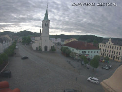 Náměstí, koste sv. Markéty