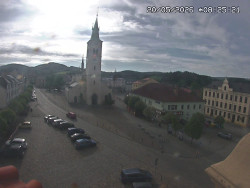 Náměstí, koste sv. Markéty