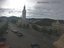 Náměstí, koste sv. Markéty