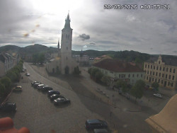 Náměstí, koste sv. Markéty