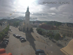 Náměstí, koste sv. Markéty