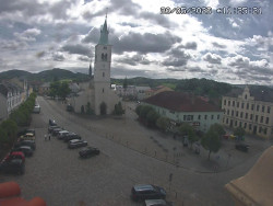 Náměstí, koste sv. Markéty