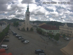 Náměstí, koste sv. Markéty